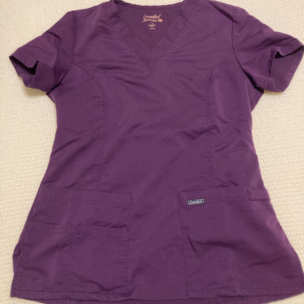 Sanibel purple scrub set